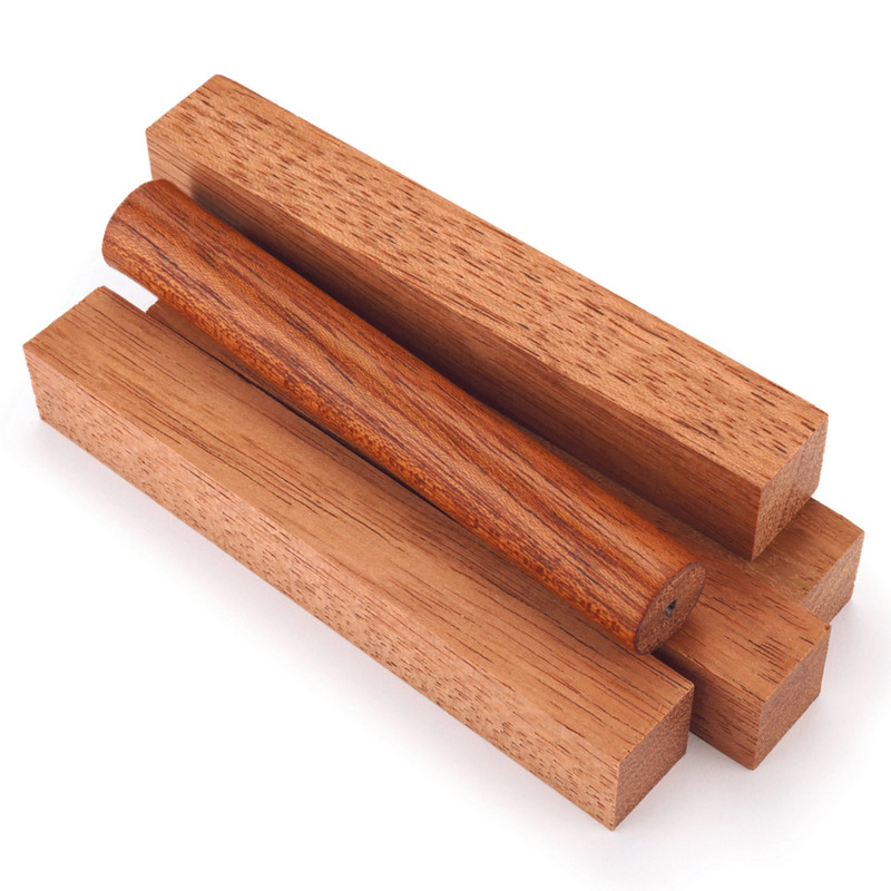 Pen Blank Pack - 3/4" x 3/4" x 5" - 5 Piece - Species:Brazilian Cherry